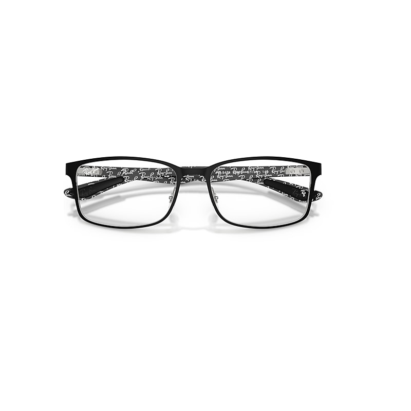 Ray-Ban Rb8424 Optics Optical Silver Frame Clear Lenses Polarized 55-18