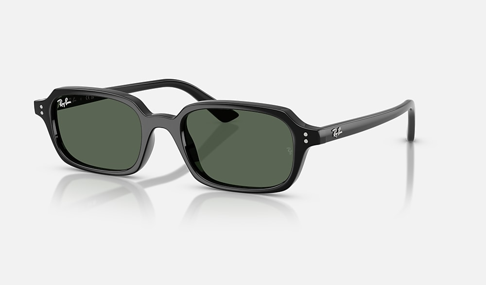 ZURI BIO-BASED Sunglasses in Black and Dark Green (52-19) - RB4455