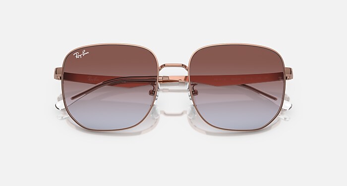 RB3713D Sunglasses in Rose Gold and Violet - RB3713D | Ray-Ban® US