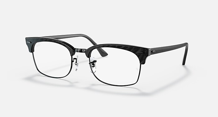 CLUBMASTER SQUARE OPTICS Eyeglasses with Black and Clear (55-21
