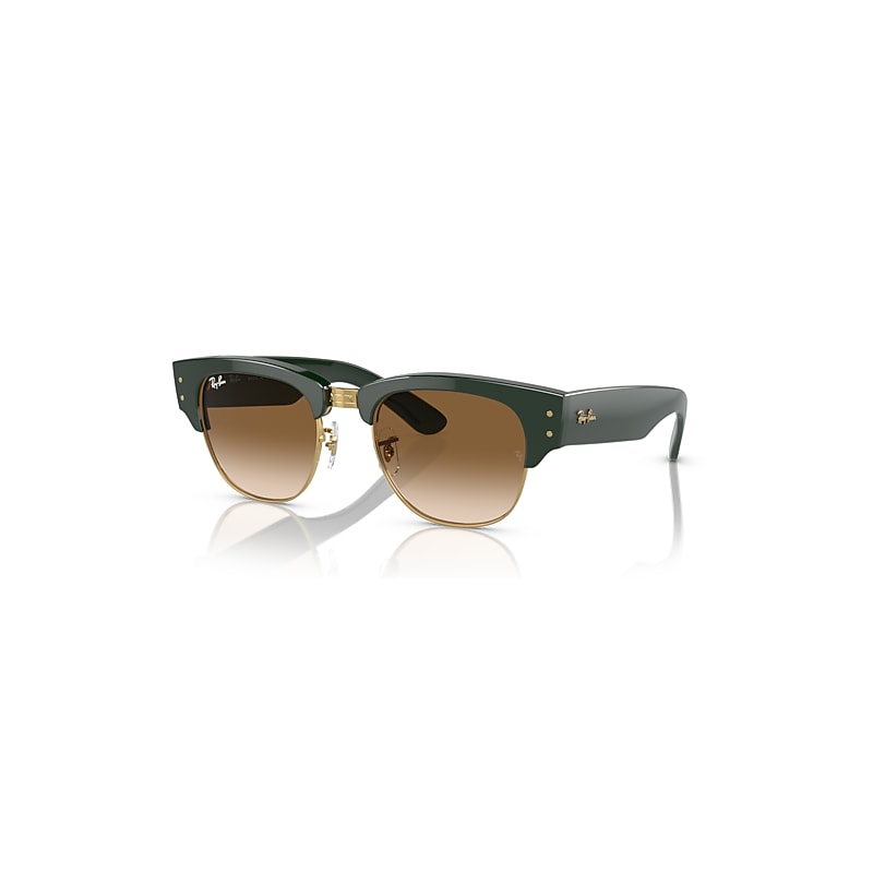 Ray-Ban Sunglasses  Mega Clubmaster - Green Frame Brown Lenses 53-21, RB0316S