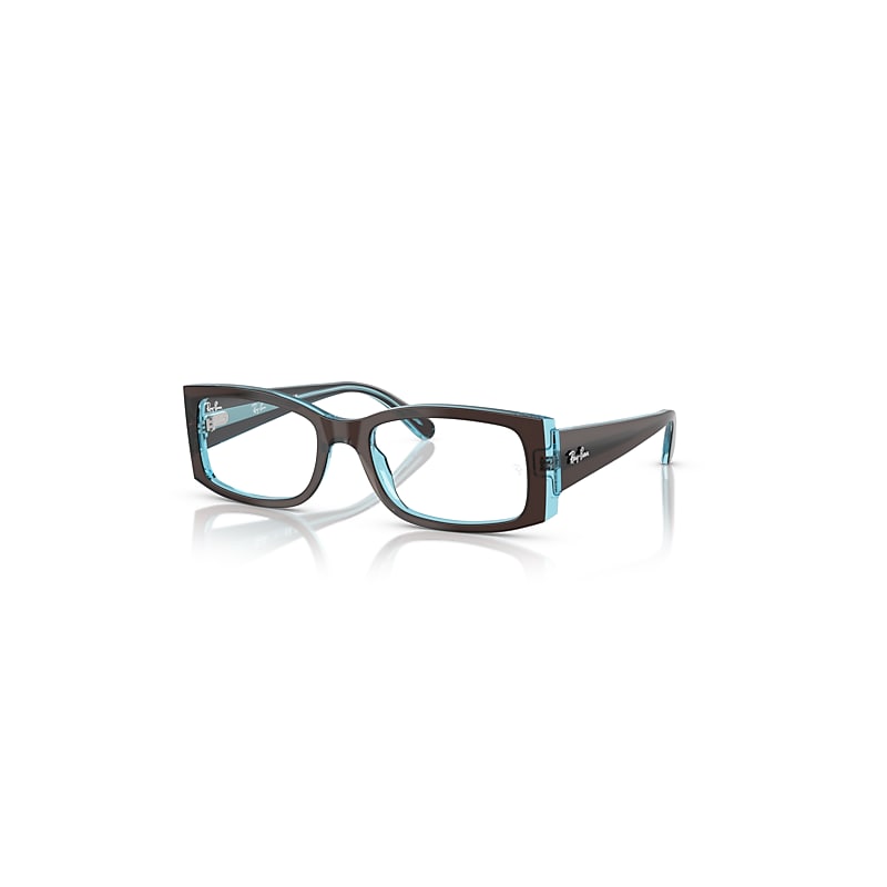 Ray - Ban Women's Brown Rx5434 Miriam 8366 Woman Optical Frames Acetate Transparent Squared Normal - Image 2