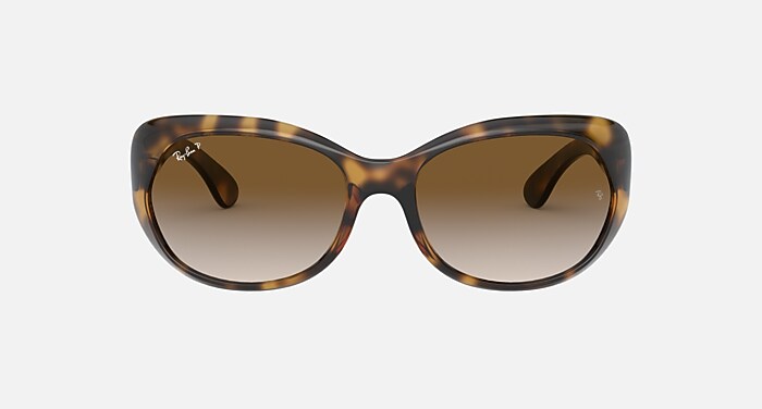 RB4325F Polarized Sunglasses in Light Havana and Polarized Brown