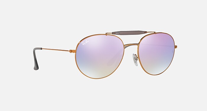 RB3540 Sunglasses in Bronze-Copper and Lilac Gradient Flash (56-18