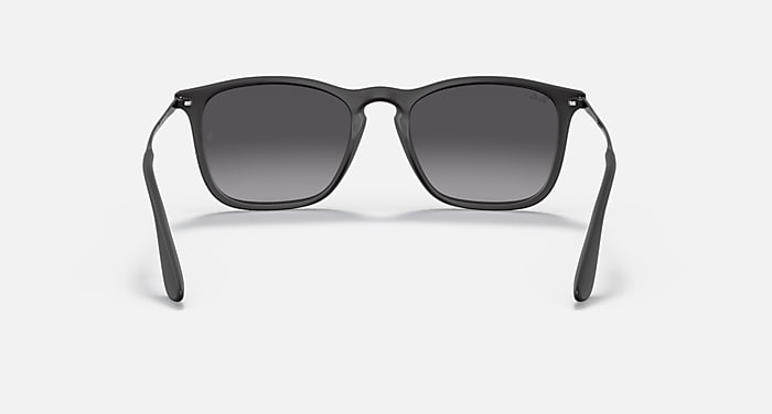CHRIS Sunglasses in Rubber Black and Grey Gradient - RB4187 