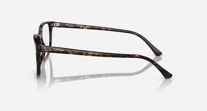 RB5418 OPTICS Eyeglasses with Havana and Clear (54-20) - RB5418F