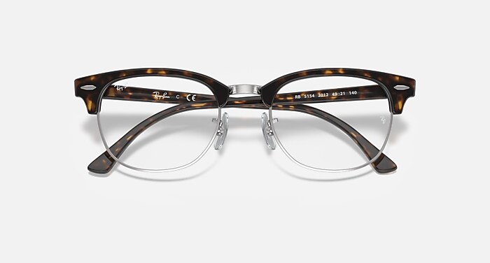 レイバン公式ストア】 Ray-Ban® CLUBMASTER OPTICS メガネ | ダーク 