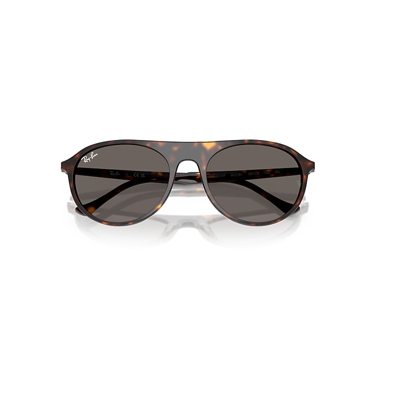 Ray-Ban RB2215F Asian Fit 902/B1 Men's Sunglasses Tortoiseshell Size 56