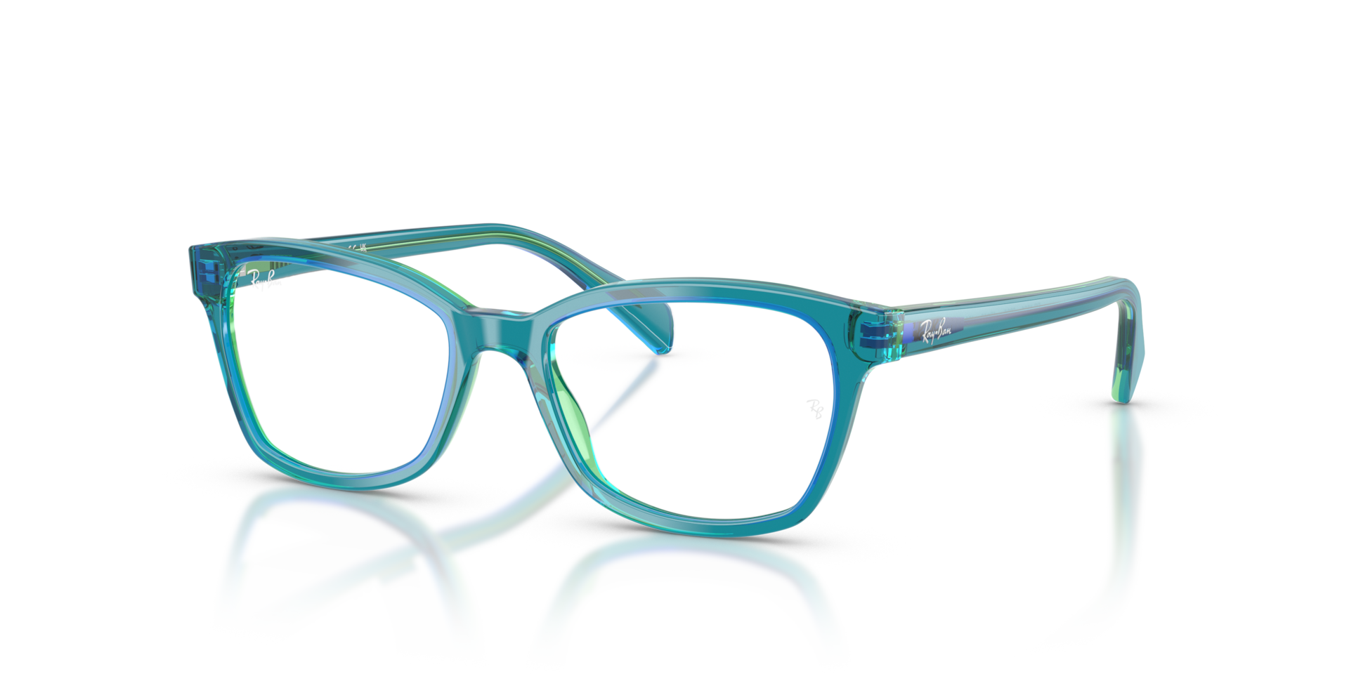 Ray-Ban Rb1591 Optics Kids - Monture Bleu Transparentvert Verres Incolore 48-16 polariss 96 €