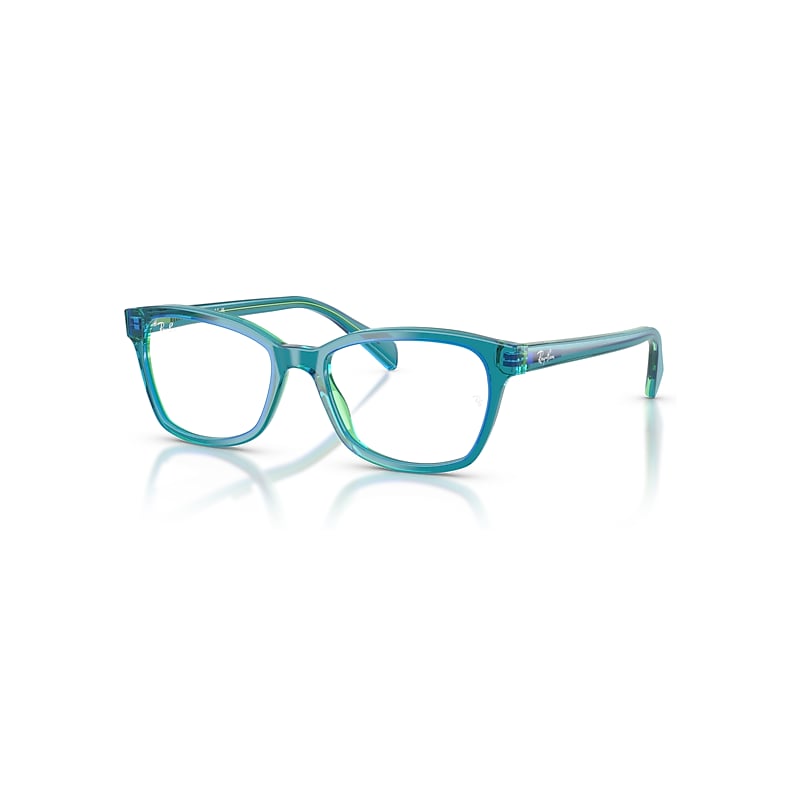 Ray - Ban Blue Ry1591 3996 Kid Optical Frames Child Acetate Transparent Squared Normal - Image 2