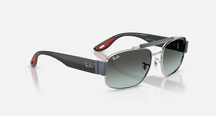 RB3797M SCUDERIA FERRARI COLLECTION サングラス シルバー と ブルー