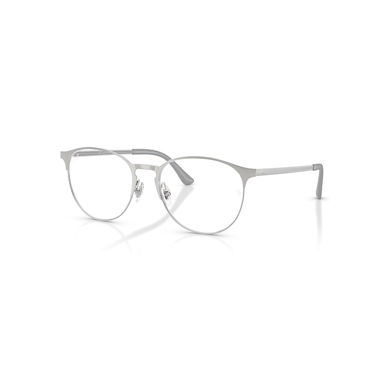 Ray-Ban Eyeglasses   Optics - Silver Frame Clear Lenses Polarized 51-18, RB6375