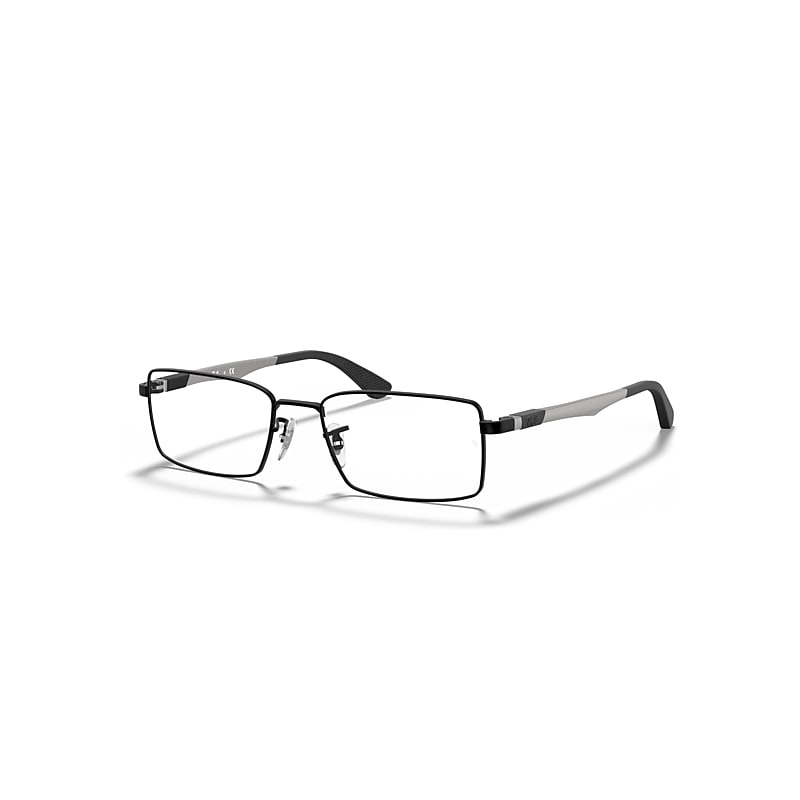 Ray-Ban Eyeglasses   Optics - Gunmetal Frame Clear Lenses 54-17, RB6275