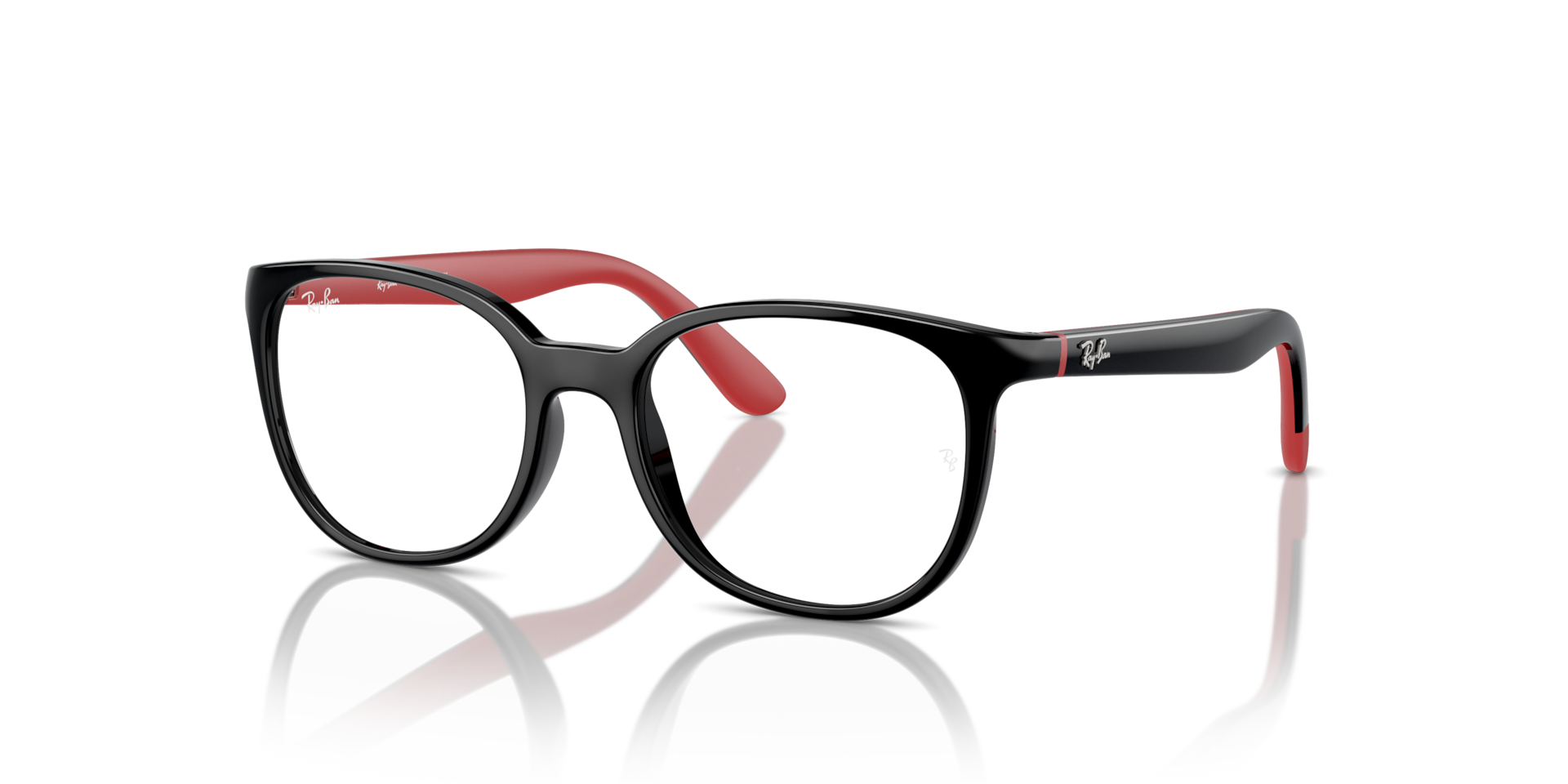 Ray-Ban Rb1631 Optics Kids Bio-based - Monture Noir Sur Rouge Verres Incolore 45-16 76 €
