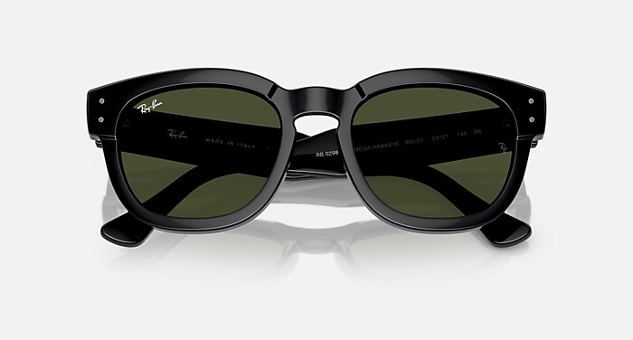 MEGA HAWKEYE Sunglasses in Black and Green (53-21) - RB0298SF