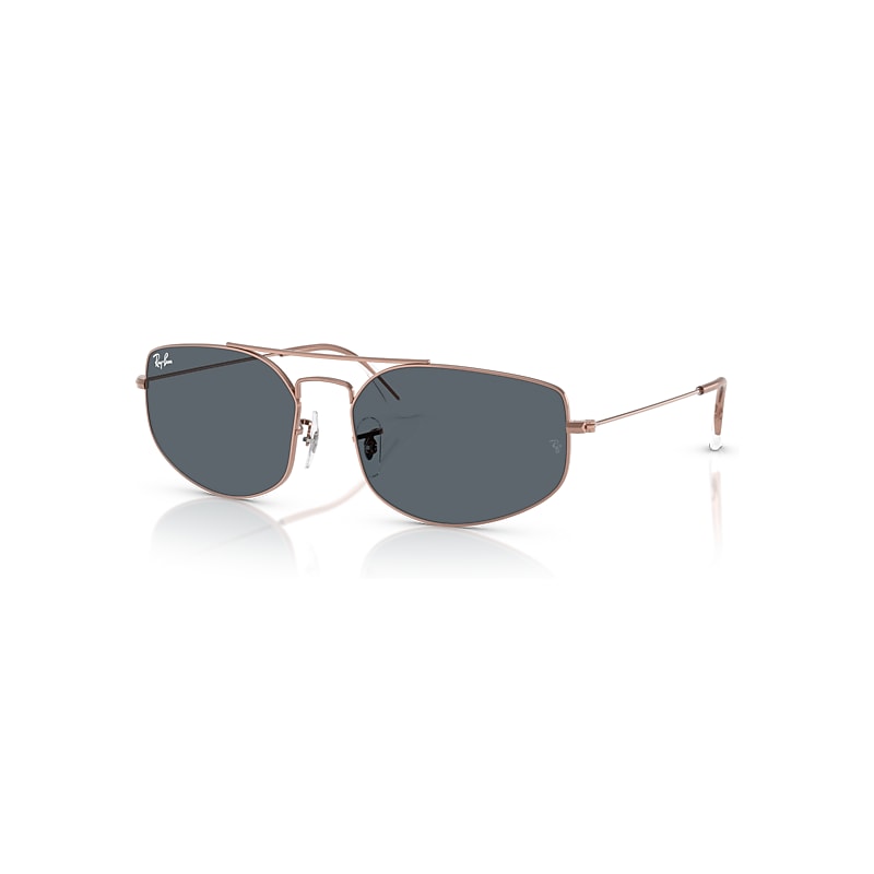 Ray - Ban Unisex Bronze/Blue Rb3845 Explorer 5 9035R5 Sunglasses Metal Geometric Normal - Image 3