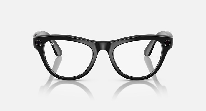 RAY-BAN META SKYLER - GEN 1 Sunglasses in Black and Clear/Cerulean