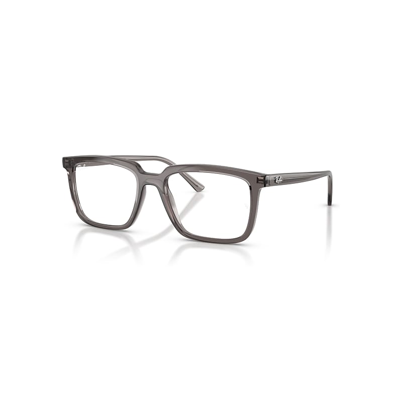 Ray-Ban Eyeglasses  Alain Optics - Transparent Grey Frame Clear Lenses Polarized 54-18, RB7239