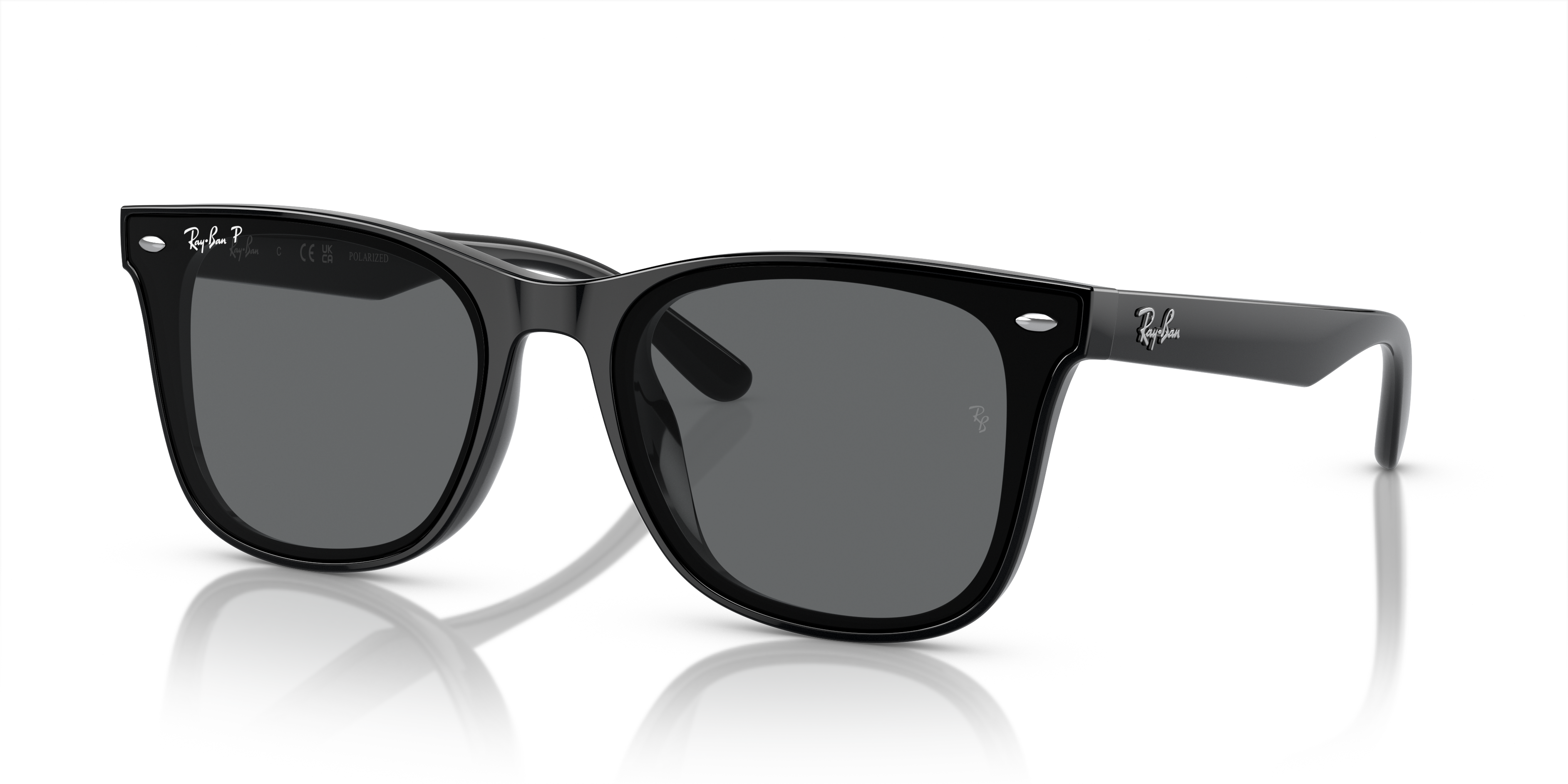 RB4391D Sunglasses in Black and Dark Grey Polarized - RB4391D