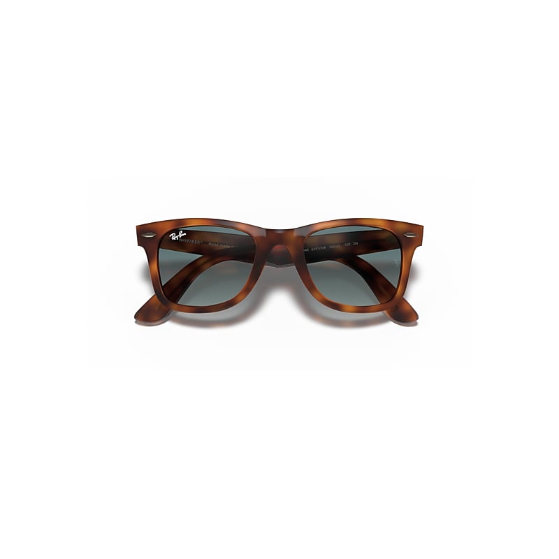 WAYFARER EASE Sunglasses in Red Havana and Blue Gradient (50-22