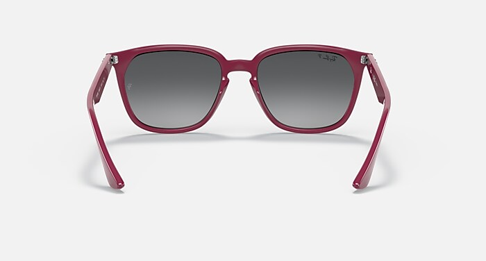 Ray-Ban RB4362F 134611 グレーグラデーション RB4362 Sunglasses in Bordeaux and Polarized Grey Gradient - RB4362