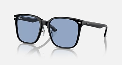 タイムセール！RayBan レイバン サングラス　RB2206D ライトブルー RB2206D Sunglasses in Black and Light Blue - RB2206D | Ray-Ban® US