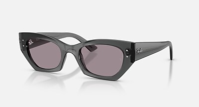 ZENA BIO-BASED Sunglasses in Black and Dark Grey (49-22) - RB4430
