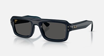 Ray- Banサングラス FLACKO PUFFER サングラス ブラック と ウルトラブラック (54-23