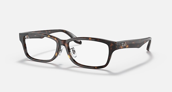 RB5408 OPTICS Eyeglasses with Havana and Clear (57-15) - RB5408D