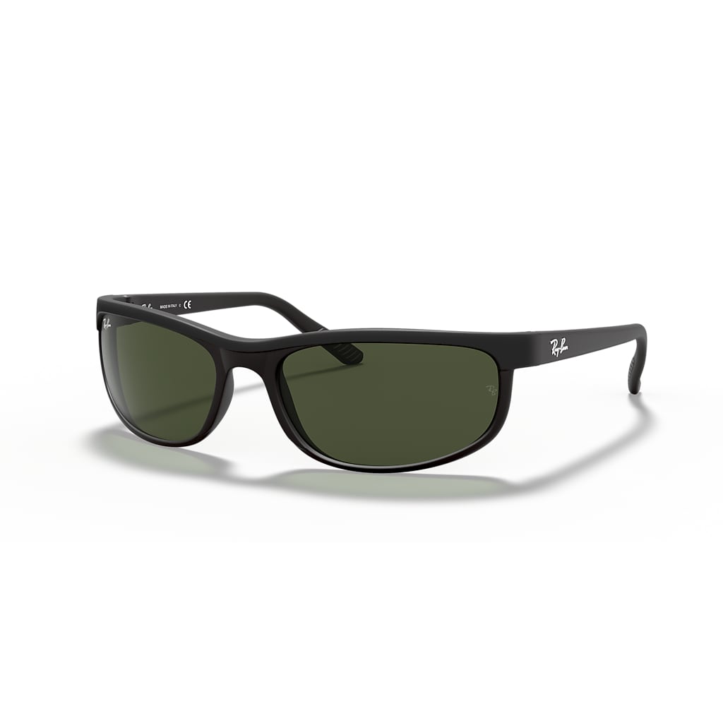 PREDATOR 2 Sunglasses in Black and G-15 Green (62-19) - RB2027
