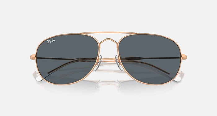 BAIN BRIDGE Sunglasses in Rose Gold and Blue (57-17) - RB3735