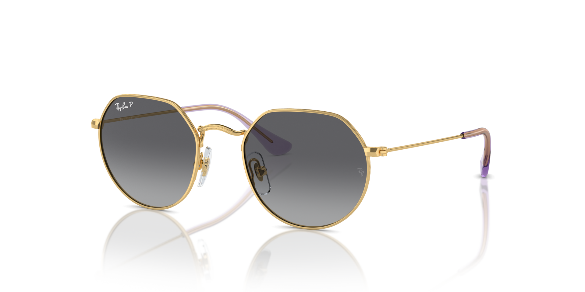 Ray-Ban Jack Kids Lunettes De Soleil - Monture Dor Arista Verres Gris 47-19 polariss 115 €