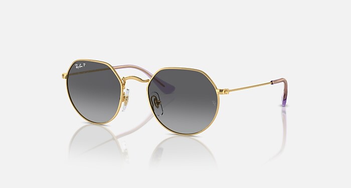 JACK KIDS Polarized Sunglasses in Arista Gold and Grey (47-19
