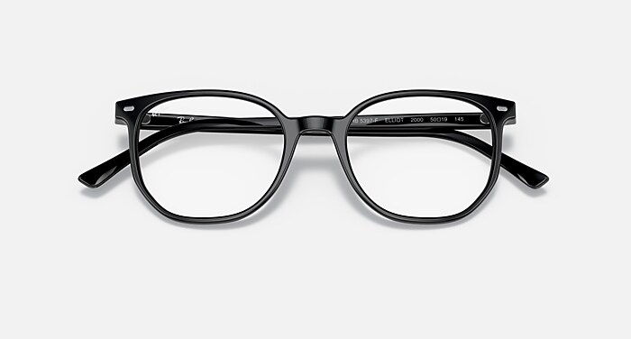 Ray-Ban ブラックフレーム メガネ レイバン公式ストア】 Ray-Ban® ELLIOT OPTICS メガネ | ブラック