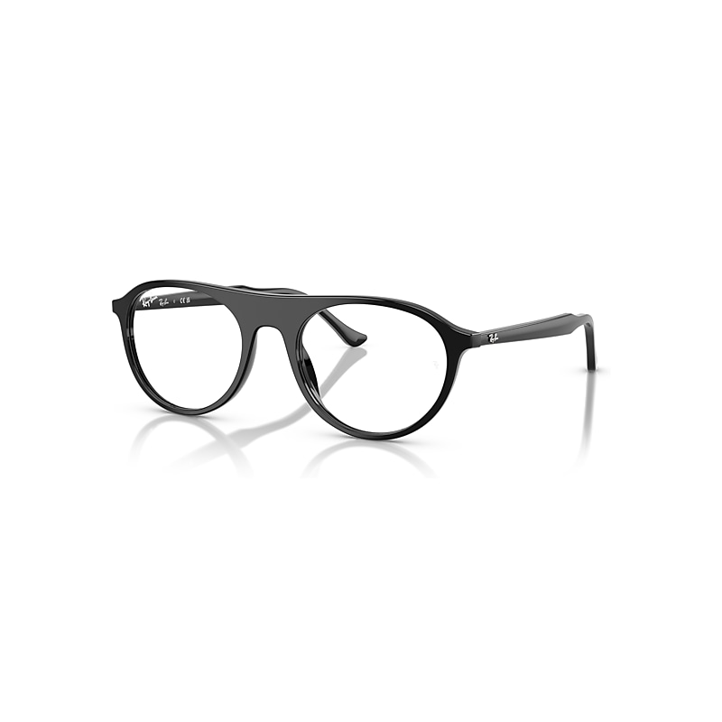 Ray-Ban Eyeglasses Unisex Rb5441 Optics - Black Frame Clear Lenses Polarized 51-20