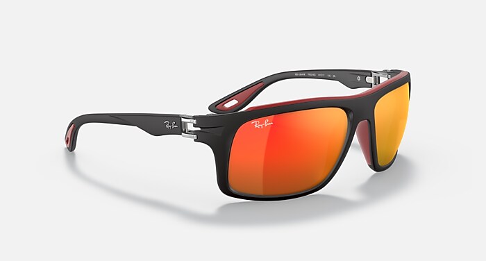 RB4364M SCUDERIA FERRARI COLLECTION サングラス ブラック と レッド