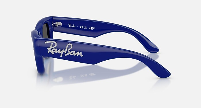 WAYFARER PUFFER CRYSTAL EDITION Sunglasses in Blue & Strass and