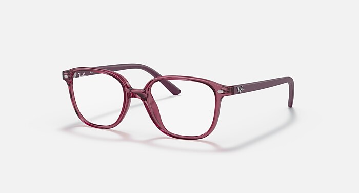 LEONARD OPTICS KIDS Polarized Eyeglasses with Transparent Pink and
