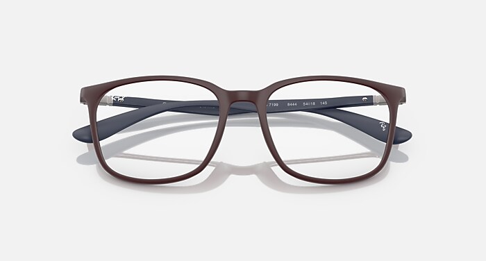 RB7199 OPTICS LITEFORCE Eyeglasses with Matte Dark Violet and