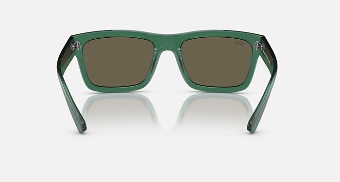 WARREN BIO-BASED サングラス トランスペアレントグリーン と ブラウン
