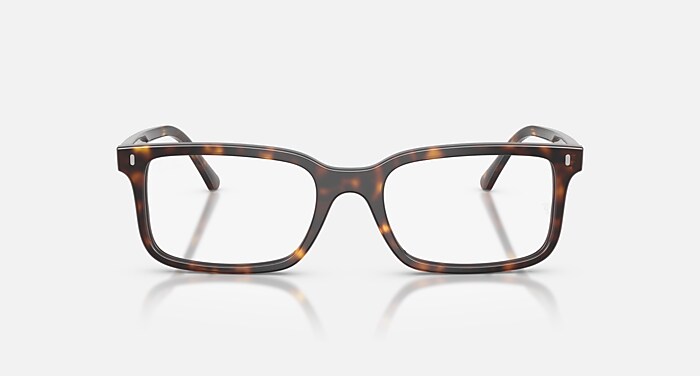 RB5445 OPTICS Eyeglasses with Havana and Clear (54-19) - RB5445F