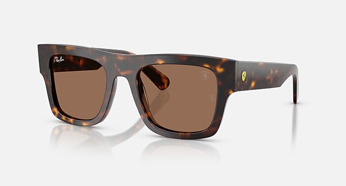 RB2217M SCUDERIA FERRARI COLLECTION Sunglasses in Havana and Dark