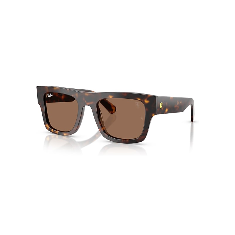 Ray-Ban Sunglasses   Scuderia Ferrari Collection - Havana Frame Brown Lenses 53-21, RB2217M