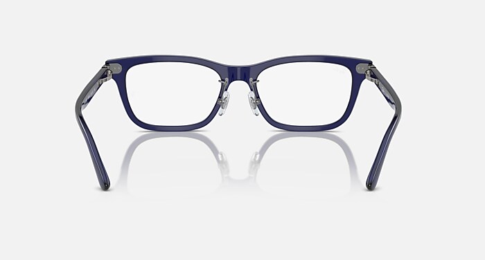 RB5426D OPTICS メガネ トランスペアレントブルー と クリア (54-18