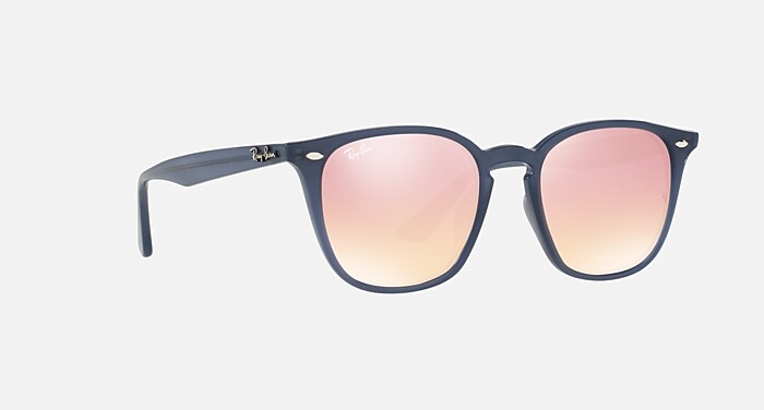RB4258 Sunglasses in Blue and Pink Gradient Mirror (52-20