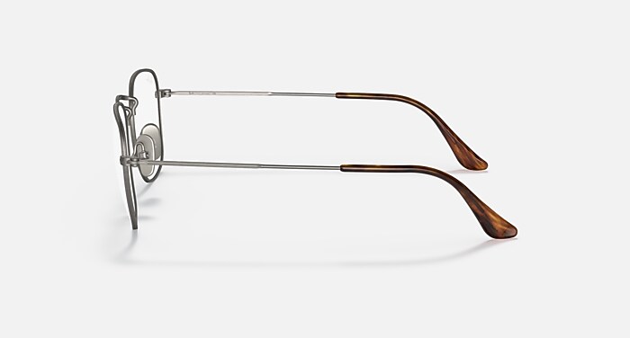 FRANK TITANIUM OPTICS Eyeglasses with Gunmetal and Clear (51-20
