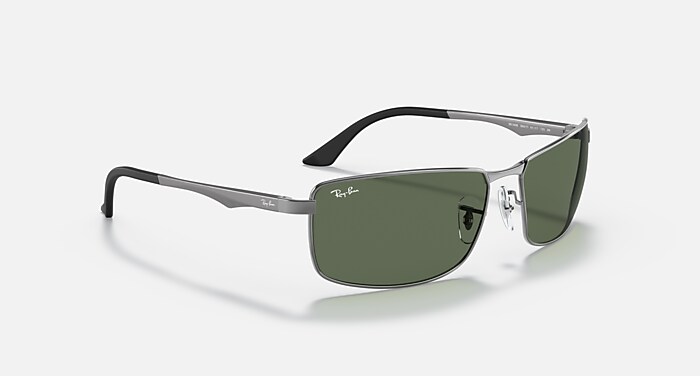 RB3498 Sunglasses in Gunmetal and G-15 Green - RB3498 | Ray-Ban® MEA