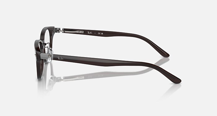 RB5427D OPTICS メガネ トランスペアレントブラウン と クリア (53-18