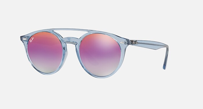 RB4279 Sunglasses in Light Blue and Violet Gradient Mirror (51-20