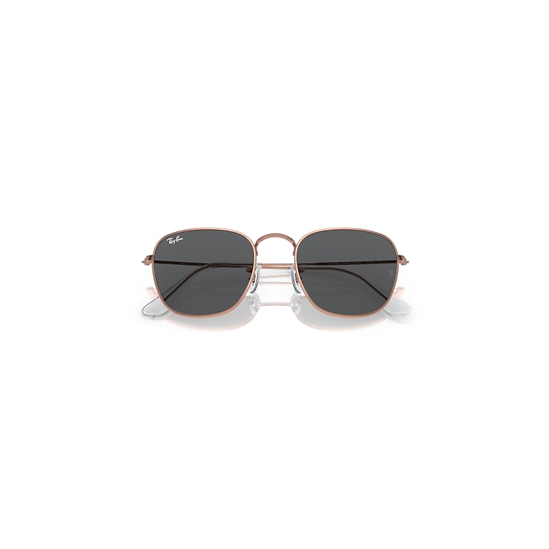 Ray-Ban Frank Rose Gold Sunglasses Rose Gold Frame Grey Lenses 51-20